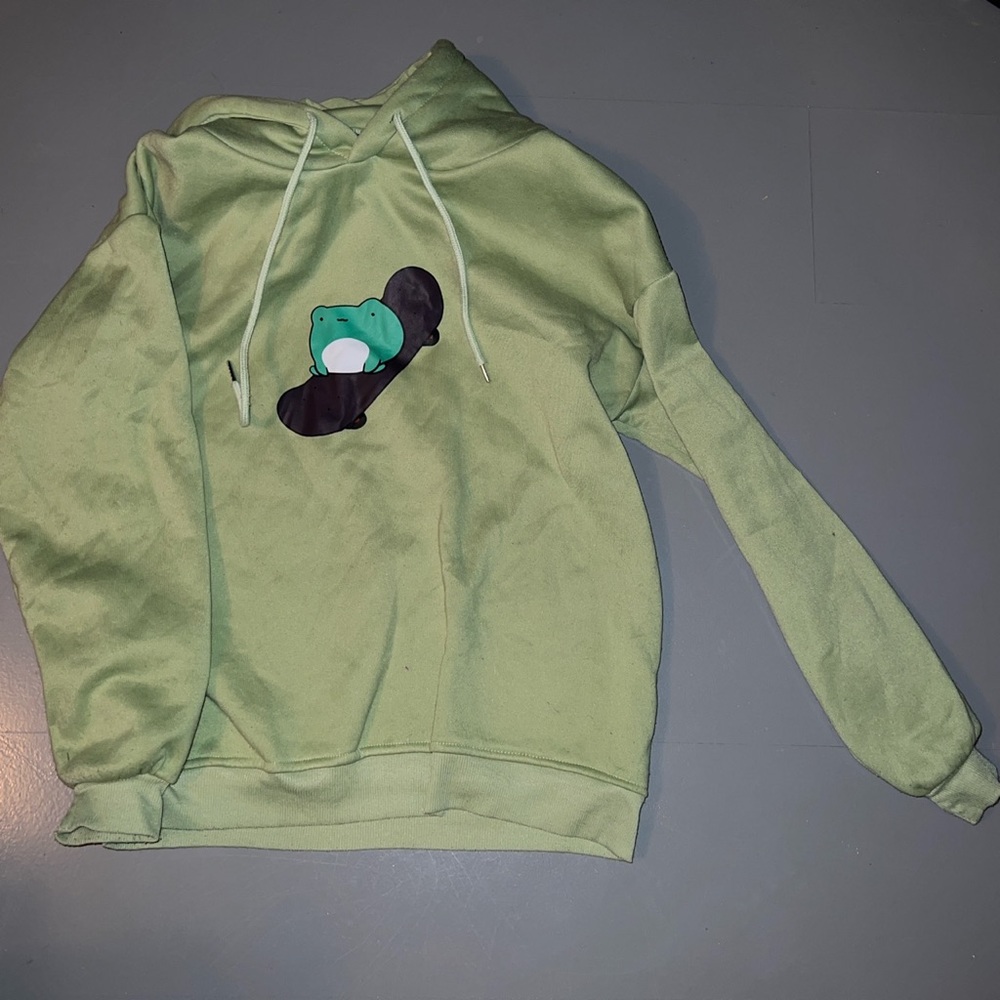 Skateboarding Frog Keevici Hoodie Excellent Condition Smoke Free Home Quick Ship